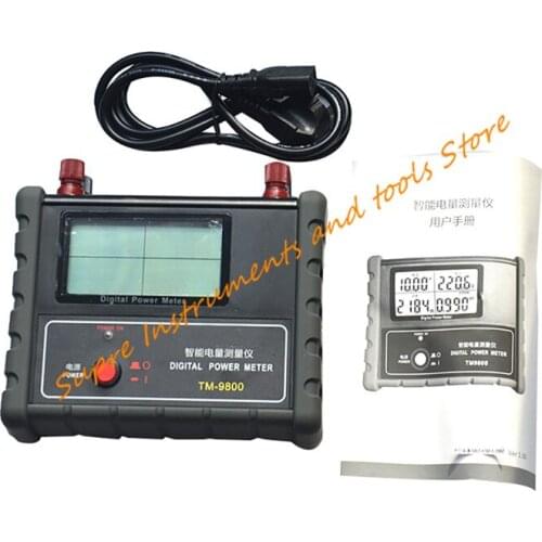 TM9800 High Performance Smart Electricity Power Meter High Precision Electrical Digital Parameter Power Measuring Instrument