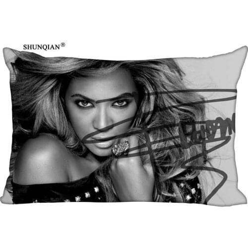 High Quality Custom Beyonce Pillowcase 45x35cm(One Side) Rectang Zipper Print Throw Pillowcase Cover
