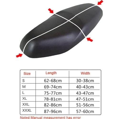 XL New black Breathable Summer 3D Mesh Motorcycle Seat Cover Sunscreen Anti-Slip Waterproof Cushion protect Net Cover