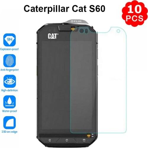 10Pcs Tempered Glass for Caterpillar Cat S61 Protective Glass Cover For Pelicula De Vidrio Cat S60 S62 S 62 Pro Screen Protector