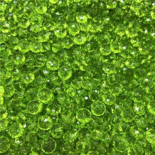 6mm 8mm 10mm 12mm Green Austria Faceted Crystal Acrylic Beads Loose Spacer Round Beads DIY Jewelry Making