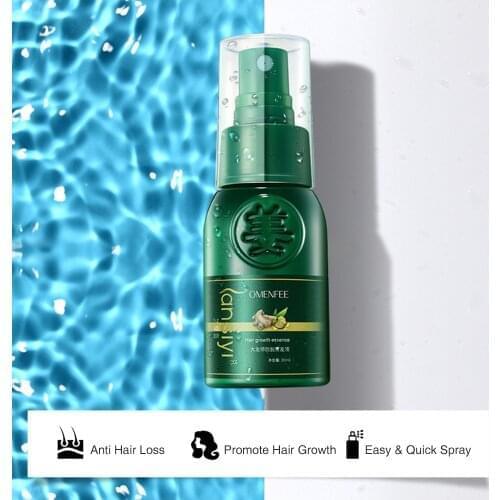 Anti Hair Loss 7 Days Effective Germinal Repair Growing Treatment Liquid New Ginger Hair Growth Spray