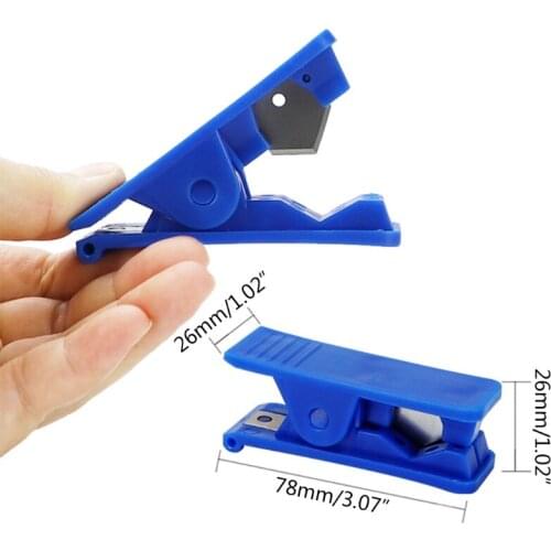 6-pack PTFE Tube Cutter Cut Set up to 4mm Tube for PVC PU Rubber Tl Feader with Pneumatic Connectors 3D Printer Parts AXFY