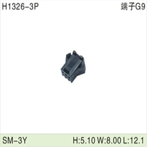 Free shipping 500pcs SM-3Y 3Pin AMP Car Electrical Wire Connectors for AUdi,VW，BMW，Honda，Toyota，Ford，Mitsubishi