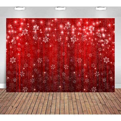 Photography Backdrop Christmas Snowflake Xmas Photo Background Studio Family Party Photobooth Backdrop Photocall