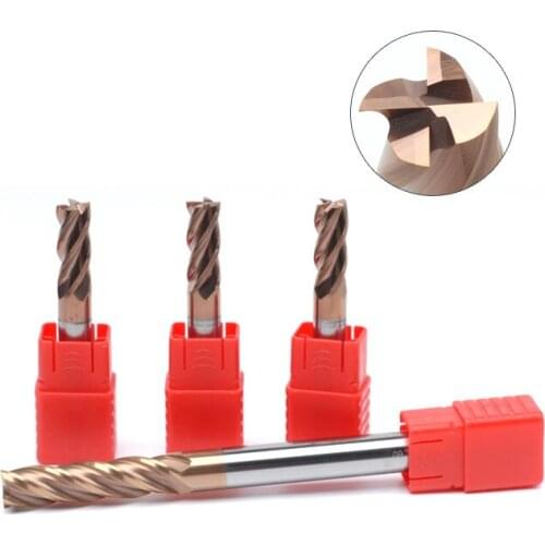 55 degrees 2-blade 4-blade CNC end milling cutter alloy tungsten steel milling cutter 1 2 3 4 5 6 7 8 10 12 16mm NC Fresa