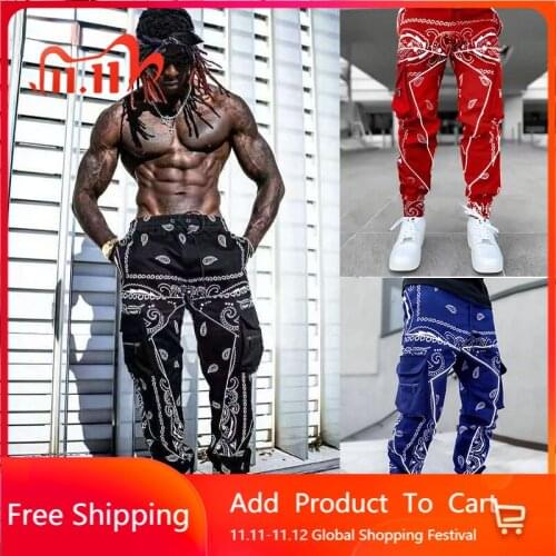 Ruffian High Street Summer Shrinking Pants Ins Tide Brand Mens Overalls Trend Hip-hop Hip-hop Street Dance Trousers Men S-5XL