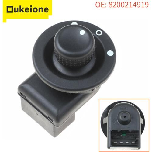 For Renault Kangoo Clio Master Twingo Modus Megane Trafic Dacia Mirror Adjust Switch External Mirror Knob Button 8200214919