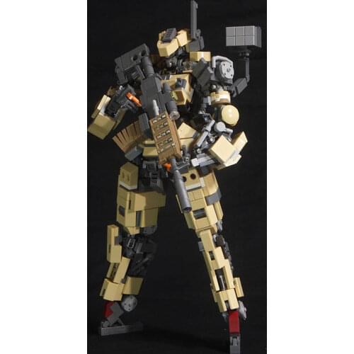 MOC Building Block Maker Game Bone Movable Battle Mecha Assembly Model Childrens Toy DIY Building Blocks Birthday Gift