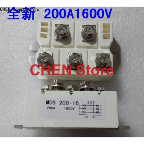 MDS200-16 Three-phase bridge rectifier bridge MDS200A1600V Bridge rectifier white