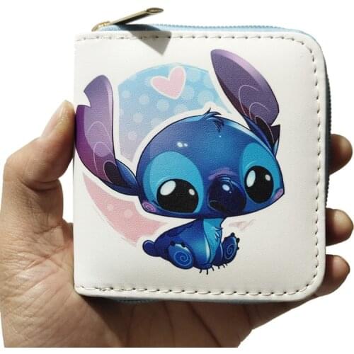 Stitch Cartoon Cute Women Wallet Disney Donald Duck Anime 2021 Wallet Top Sale Wallet Childrens Mini Coin Purse Kids Gifts