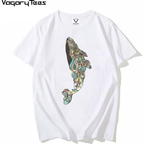 VagaryTees Summer Mens Fashion Whale Printed T-Shirt Short Sleeve Popular Design Tops Novelty Tee tshirt unisex streetwear