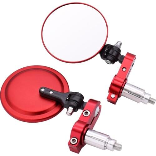 For Kawasaki NINJA 250 300R 300 250R 400R VERSYS 300X Motorcycle Mirror 22/24mm Handle Bar End Rearview Side Mirrors five colors