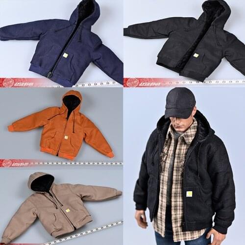 1/6 Scale Man Male Hooded Canvas Overalls Colthes Casual Trend Clothes For 12" Action Figure Accessories