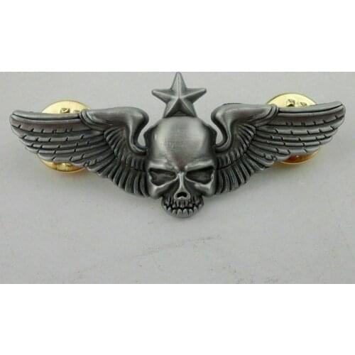 Airborne Skull Wing Outdoors Badge Insignia Us Army Parachute Pin armyshop2008
