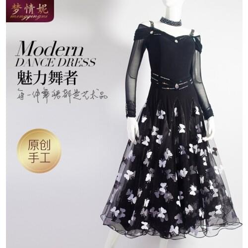 Customize New ballroom dance dress standard ballroom waltz dresses ballroom dance competition dresses custom made M186