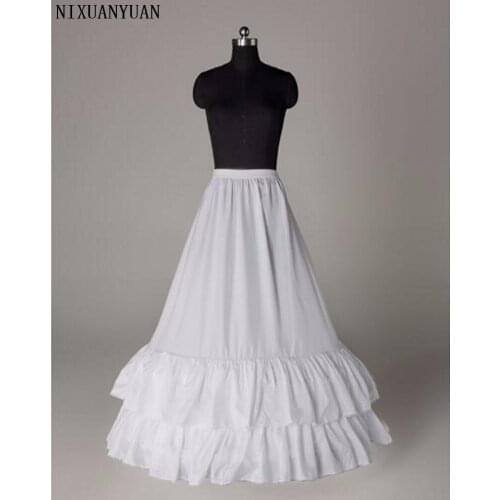 NIXUANYUAN White Wedding Petticoats For A Line Bridal Dress Gown 2021 Wdding Accessories Women Underskirt crinoline jupon