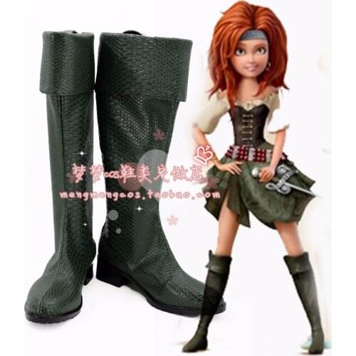 Tinker Bell and the Pirate Fairy Zarina cosplay shoes Boots Custom Made 3718
