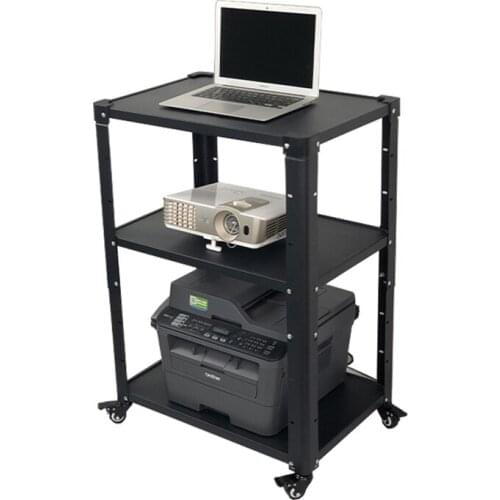 Office Home Projector Cart Cabinet Projector Cart Desktop Instrument Cart Computer Printer Mobile Cart Workbench
