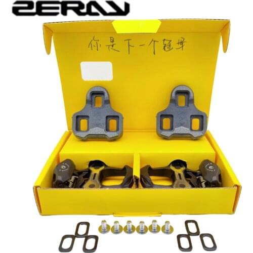 ZERAY Pedals Bike Pedal MTB Road Bicycle Self locking Pedal Ultralight Carbon fiber Main body 282g Strong compatibility keo