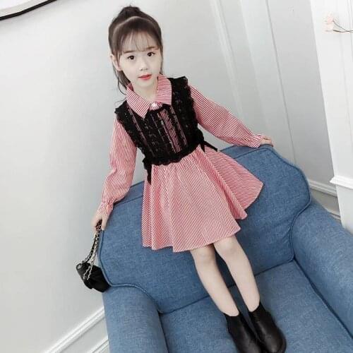 Girls Dress Autumn New Korean Version Of Spring And Autumn Children Wear Children Long Sleeved Skirt Girls Fashion Clothes