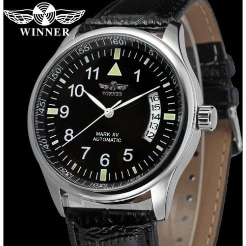 WINNER Automatic Mechanical Men Wristwatch Military Army Sport Male Clock Top Brand Luxury Gold Skeleton Fashion Man Watch 8024