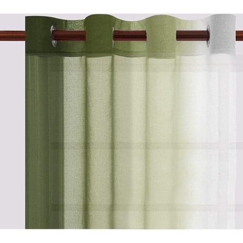 Practical Home Curtains Gradient Tulle Curtain For Living Room Bedrooms Window Kitchen High Quality Household Short Curtain