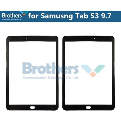 Tablet Touch Panel For Samsung Galaxy Tab S3 T820 T825 Touch Glass Outer Lens For Samsung T820 Front Glass Replacement 9.7'' Top