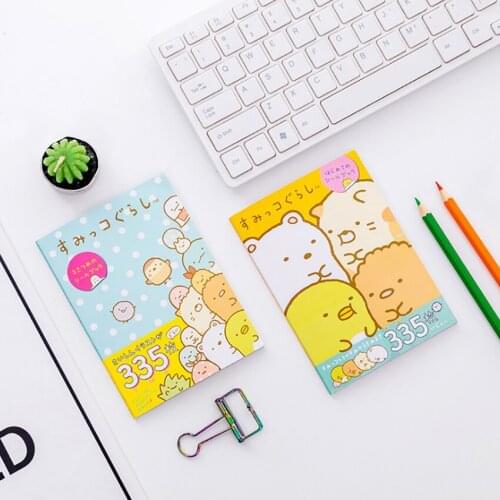 10*14cm Cartoon Corner Biological Stickers Cute DIY Diary Paper Sticker Book Decoration Album Decorative Stationery Sticker