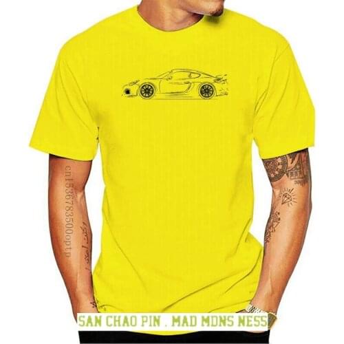 Cayman GT4 Line Art T Shirt cayman gt4 cayman sports car line art blueprint