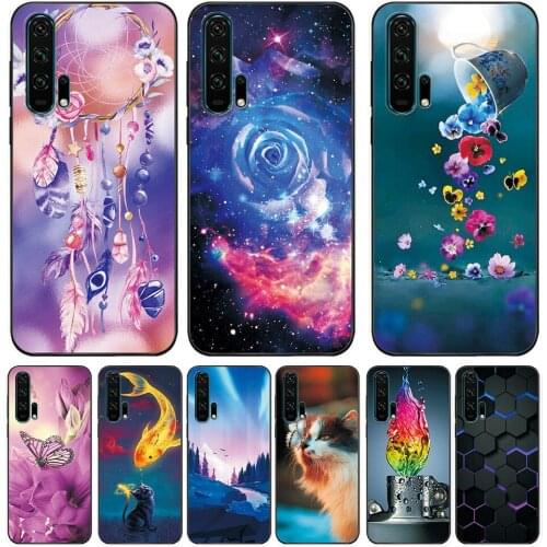 For Huawei Honor 20 Pro YAL-AL10 6.26 inch Case Soft Silicone TPU Phone Case For Huawei Honor 20 Pro Soft Case Back Cover 20 Pro