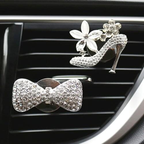 Wholsale Bling Decoration For Car Air Vent Clip Flavoring In Auto Interior Decor Car Aroma Diffuser Car Accessories Girls Gifts