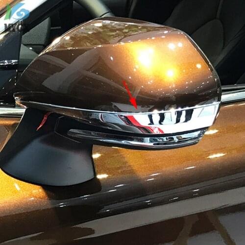 For Toyota Camry Daihatsu Altis XV70 2018 2019 Chrome Rearview Mirror Decorations Luxury High Quality Accessories Car Sticker