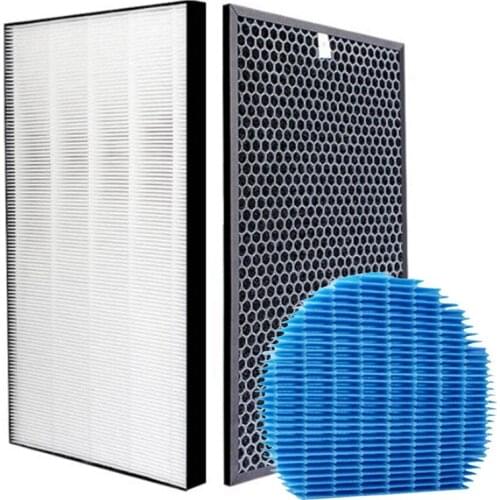 EAS-Activated Carbon Filter,HEPA and Carbon Filter Replacement Filter for Sharp Air Purifier KCE50 KCD50 KCE40W KCF50W