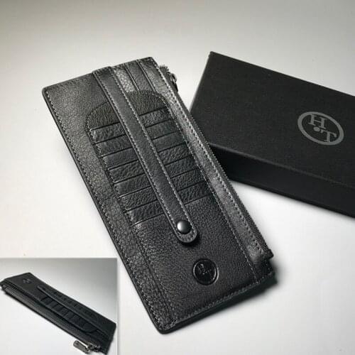 HT Mens leather pickup bag Wallet Mobile phone bag