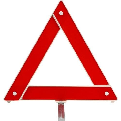 LEEPEE Reflective Stop Sign Board Auto Breakdown Warning Triangle Car Triangle Warning Sign Cars Tripod Emergency Hazard Sign