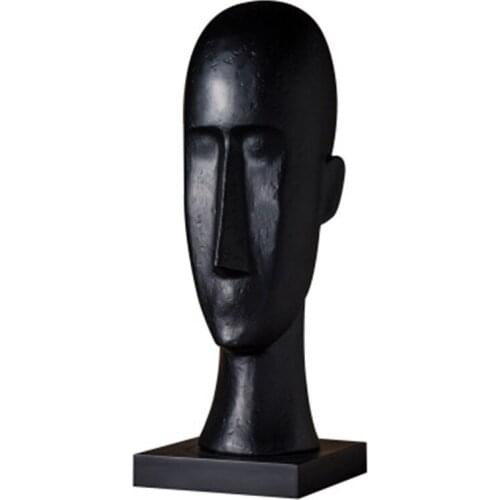 NEW PRODUCT EUROPEAN STYLE RESIN ABSTRACTION HUMAN HEAD SCULPTURE CREATIVE LIVING ROOM COFFEE TABLE DESKTOP DECOR X5835