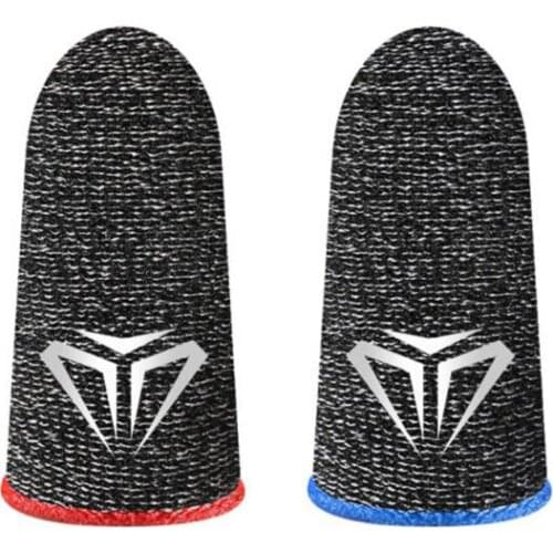 2pcs Finger Cover Breathable Game Controller Finger Sleeve For Pubg Sweat Proof Non-Scratch Touch Screen Gaming Thumb Gloves