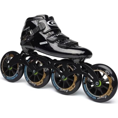 Cityrun Speed Inline Skates Carbon Fiber Professional Competition Skates 4 Wheels Racing Skating Patines Similar Powerslide