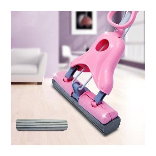 [TB08]Hand-washing cotton mop squeezing water absorbent sponge mop Floor bathroom household