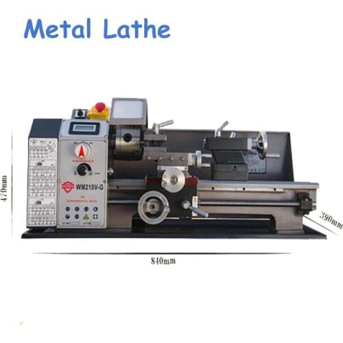 600W Metal Lathe All Steel Lathe Machine High Power Motor Machine Tool with Switch Control