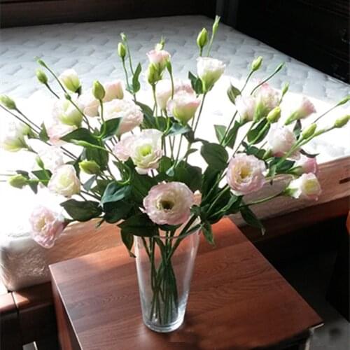 65cm high 5pcs artificial flower bouquets artificial balloon flower&Platycodon grandiflorum flower&artificial Gentian flowers