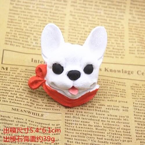Dog car air outlet CLIP DIY fragrance stone incense fumigation gypsum silicone mold