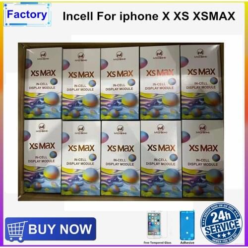 MOSHI Incell LCD Pantalla Display For iphoneX XS XSMAX Incell Screen LCD Display Touch Screen Digitizer Assembly For iphone X XS