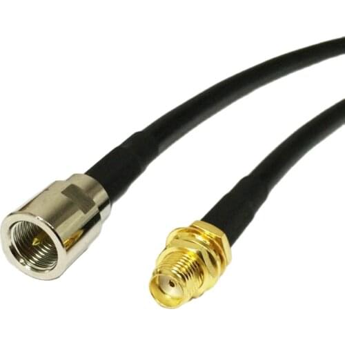 1PC New SMA Female Jack To FME Male Plug Connector RG58 Coaxial Cable 50CM/100CM Adapter