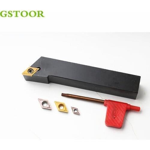 1PC SDFCR/L SDJCR/L SDNCN SDQCR/L 2020K11 External Turning Toolholder CNC Lathe Cutter Cutting DCMT11 Carbide Inserts Arbor Sets