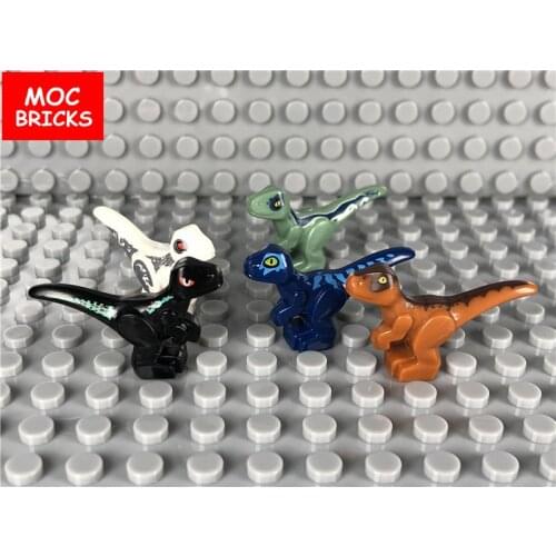 20pcs/lot KF809 KF810 Animal Dinosaurs Baby Educational Building Blocks DIY Toys for Children Xmas gifts Dolls