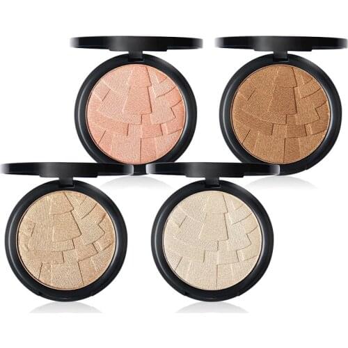 3D Highlighter Illuminator Makeup Face Brightener Contouring Highlighter Powder Palette Bronzer Highlight Palette