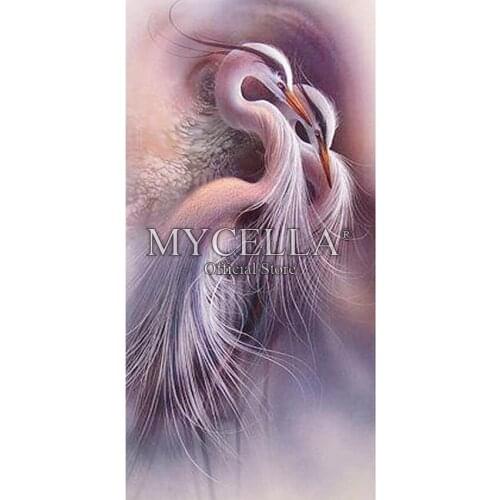 Animals,Full Round,Diamond Embroidery,Swan,5D DIY Diamond Painting,Cross Stitch,Diamond Mosaic,Needlework,Crafts,Christmas,Gift