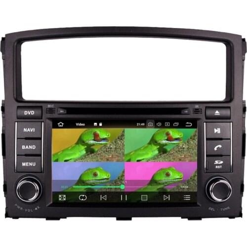 7 Inch Android 8.0 Octa Core 4GB RAM Car Radio Stereo For Mitsubishi Pajero V97 2006- GPS Navigation CD DVD Multimedia Player